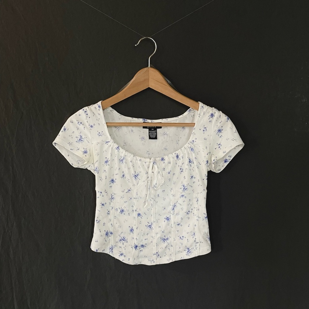 White Crop Top